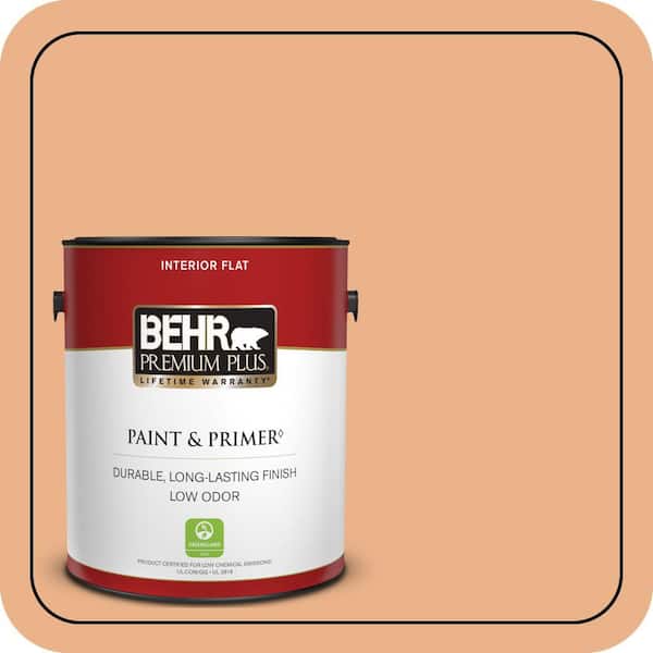 BEHR PREMIUM PLUS #M220-4 Trick or Treat Enamel Low Odor & Primer (2)