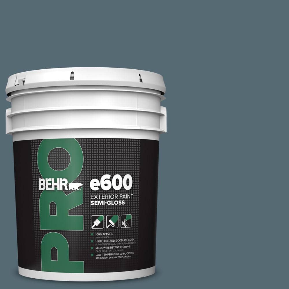 BEHR PRO 5 gal. #540F-6 Distance Semi-Gloss Exterior Paint