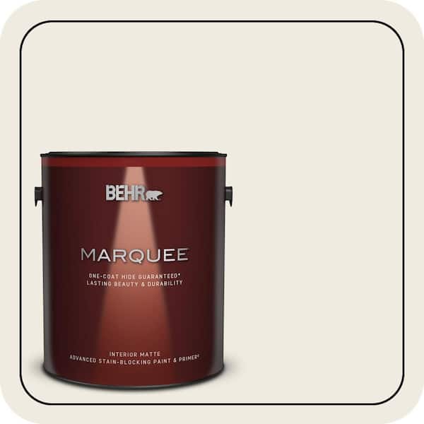 BEHR MARQUEE 1 gal. #PWN-51 Villa White Matte Interior Paint & Primer (2)