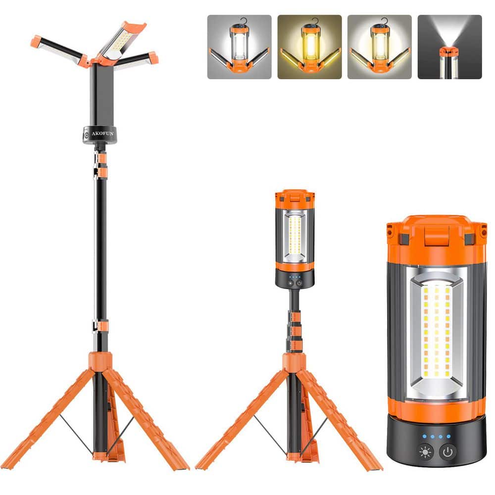 Dimgogo 18V Cordless 10000 Lumens LED Stand Work Light (1)