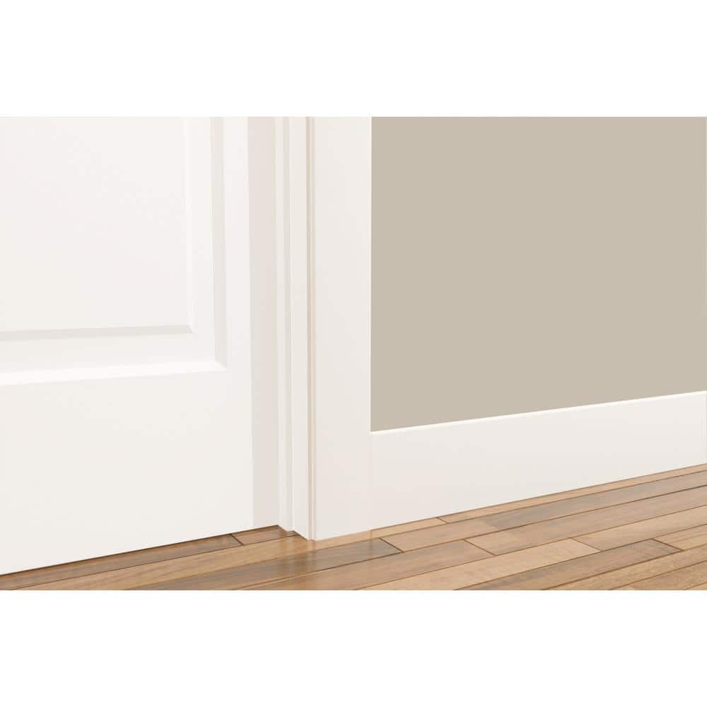 HOUSE OF FARA 9/16 in. D x 3-1/2 in. W x 96 in. L Primed Poplar Wood PFJ Casing Drip Cap Moulding (2)