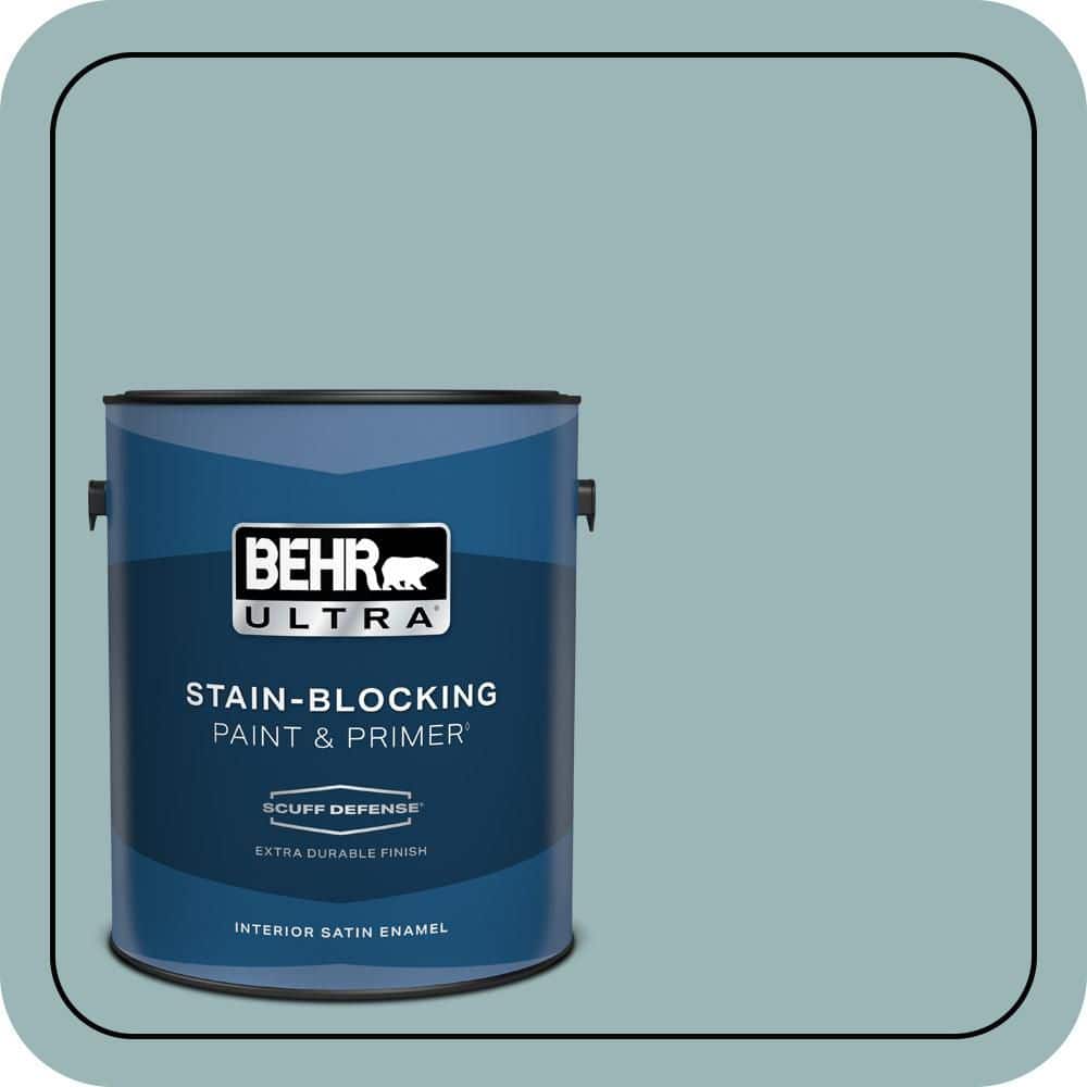 BEHR ULTRA 1 gal. #PPU13-12 Harmonious Extra Durable Satin Enamel Interior Paint & Primer