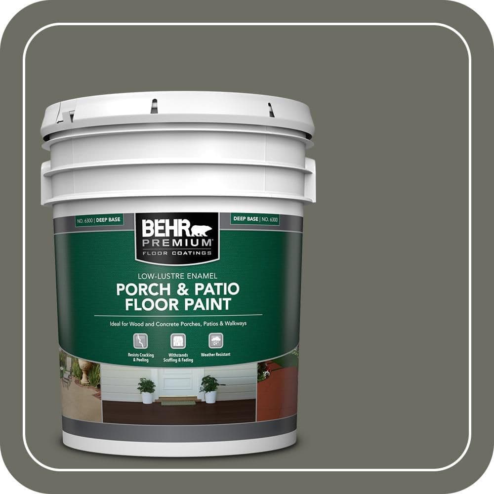 BEHR PREMIUM #N380-6 Low-Lustre Enamel Interior/Exterior Porch and Patio Floor Paint (1)
