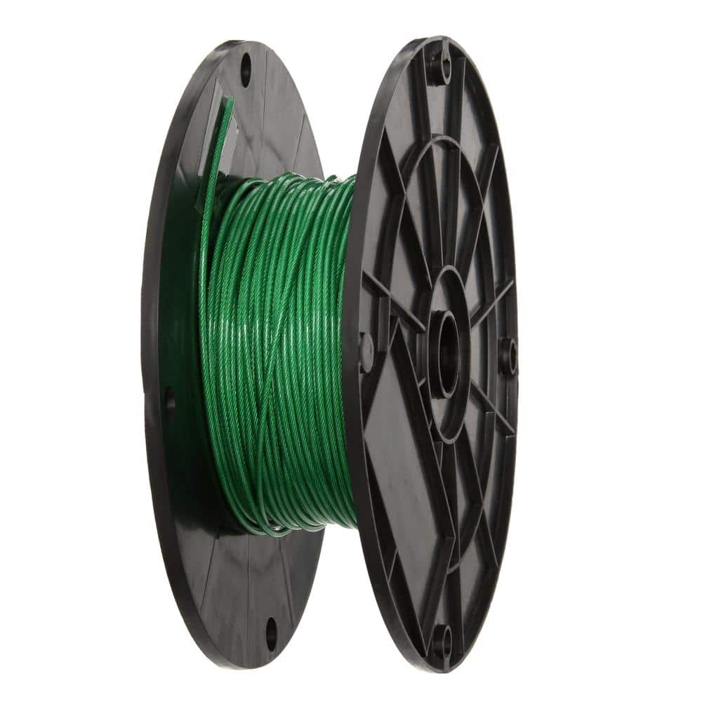 Everbilt 1/16 in. x 250 ft. Galvanized Vinyl Coated Steel Wire Rope (2)