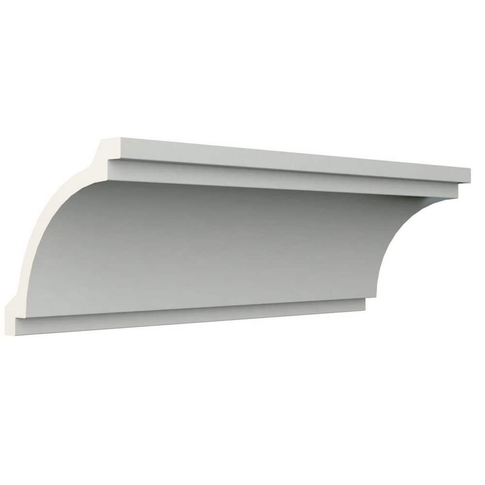 Ekena Millwork Graham 4.75 in. D x 6.625 in. W x 94.5 in. L Polyurethane Crown Moulding (2)