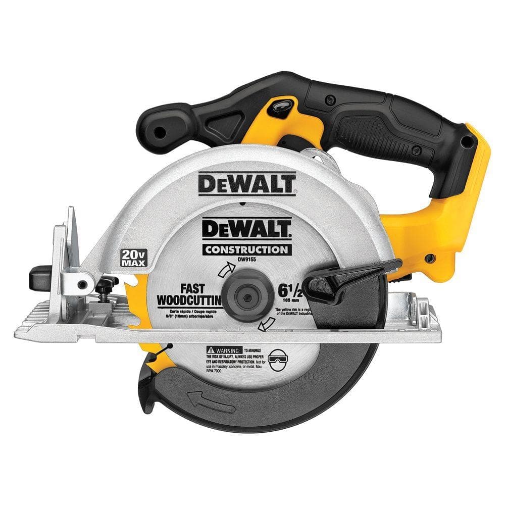 DEWALT 20V MAX Lithium-Ion Cordless 6.5 in. Sidewinder Style Circular Saw with POWERSTACK 1.7 Ah Battery Pack and Charger (3)