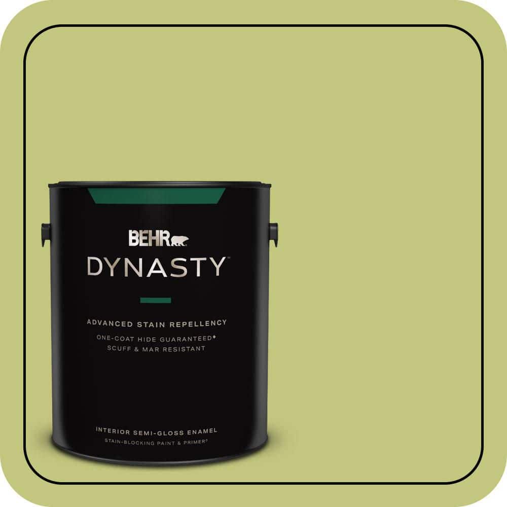 BEHR DYNASTY 1 gal. #P360-4 Soda Pop Semi-Gloss Enamel Interior Stain-Blocking Paint & Primer