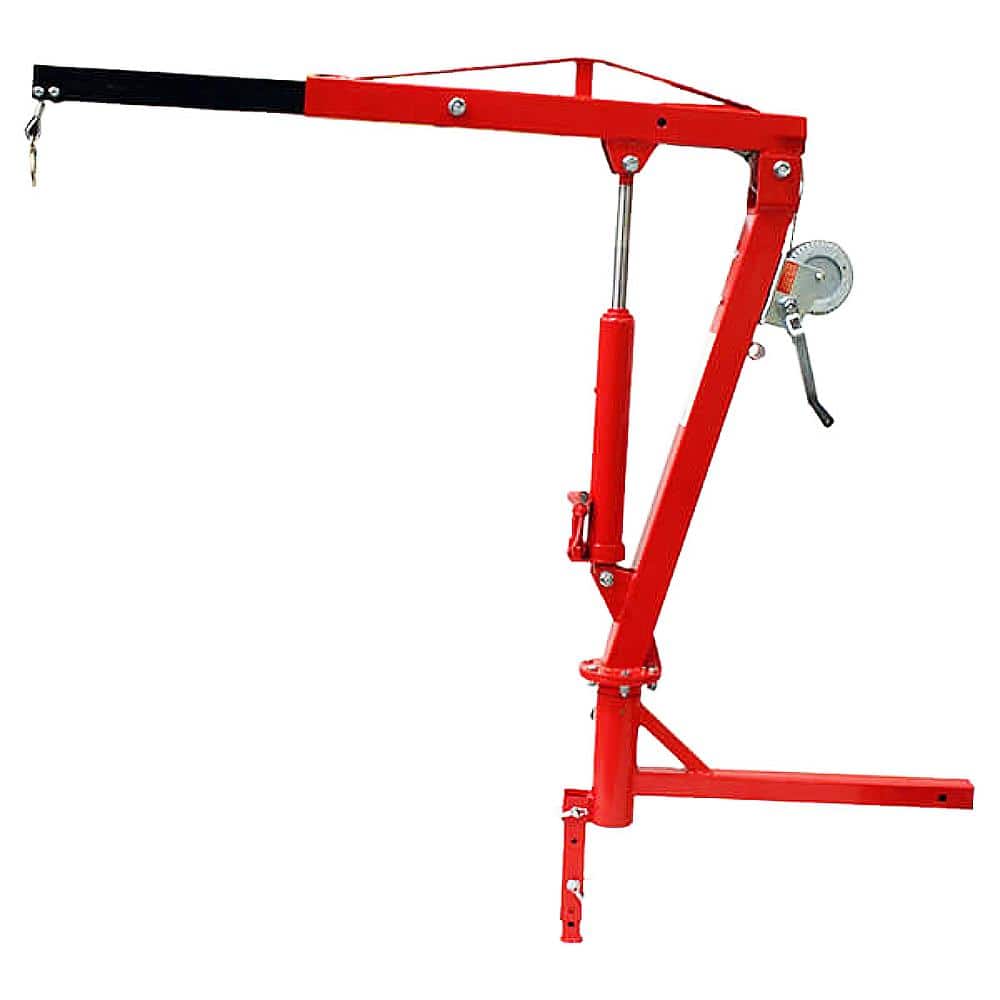STARK USA 500 LB Pickup Truck Hydraulic PWC Dock JIB Engine Hoist Crane Hitch Mount Lift (2)