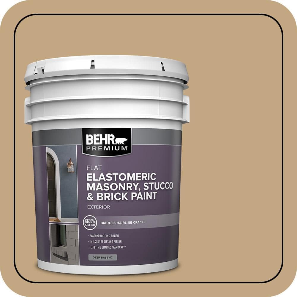 BEHR PREMIUM 5 gal. #N290-5 Pocket Watch Elastomeric Masonry, Stucco and Brick Exterior Paint (1)