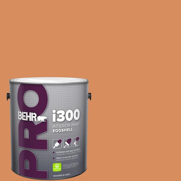 BEHR PRO 1 gal. #M220-6A Blazing Autumn Eggshell Interior Paint (2)