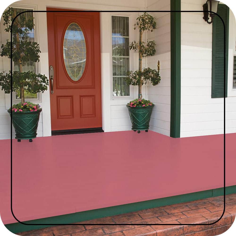 BEHR PREMIUM #P150-4 Low-Lustre Enamel Interior/Exterior Porch and Patio Floor Paint (2)