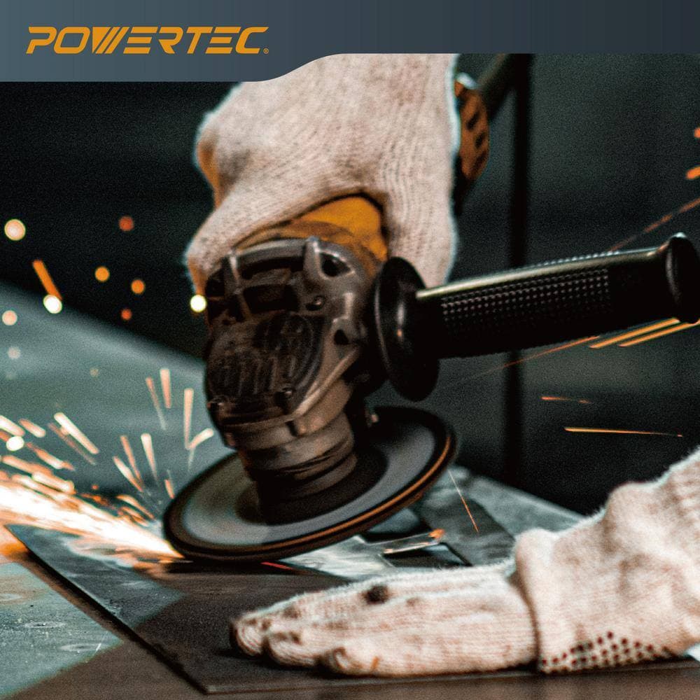 ‎POWERTEC 4-1/2 in. x 7/8 in. Zirconia Flap Discs 40 Grit with Type 29 design for Angle Grinder (20-Pack) (2)