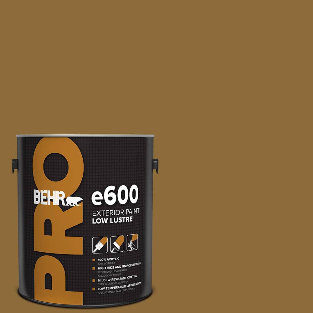 BEHR PRO 1 gal. #310F-7 Carmel Woods Low Luster Exterior Paint