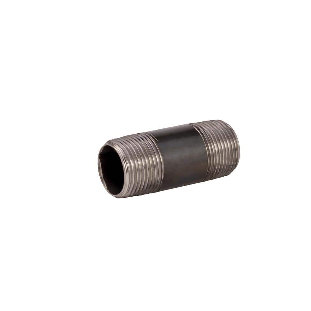 Southland 1 in. x 3 in. Black Steel MPT Nipple