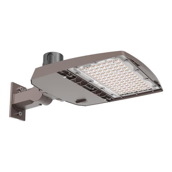 HALO 450-Watt Equivalent Integrated LED, Bronze Area Light Large, 18000 Lumens