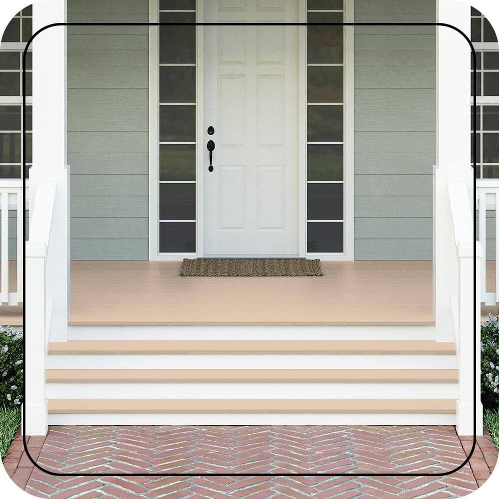 BEHR PREMIUM #PPU3-06 Textured Low-Lustre Enamel Interior/Exterior Porch and Patio Anti-Slip Floor Paint (2)
