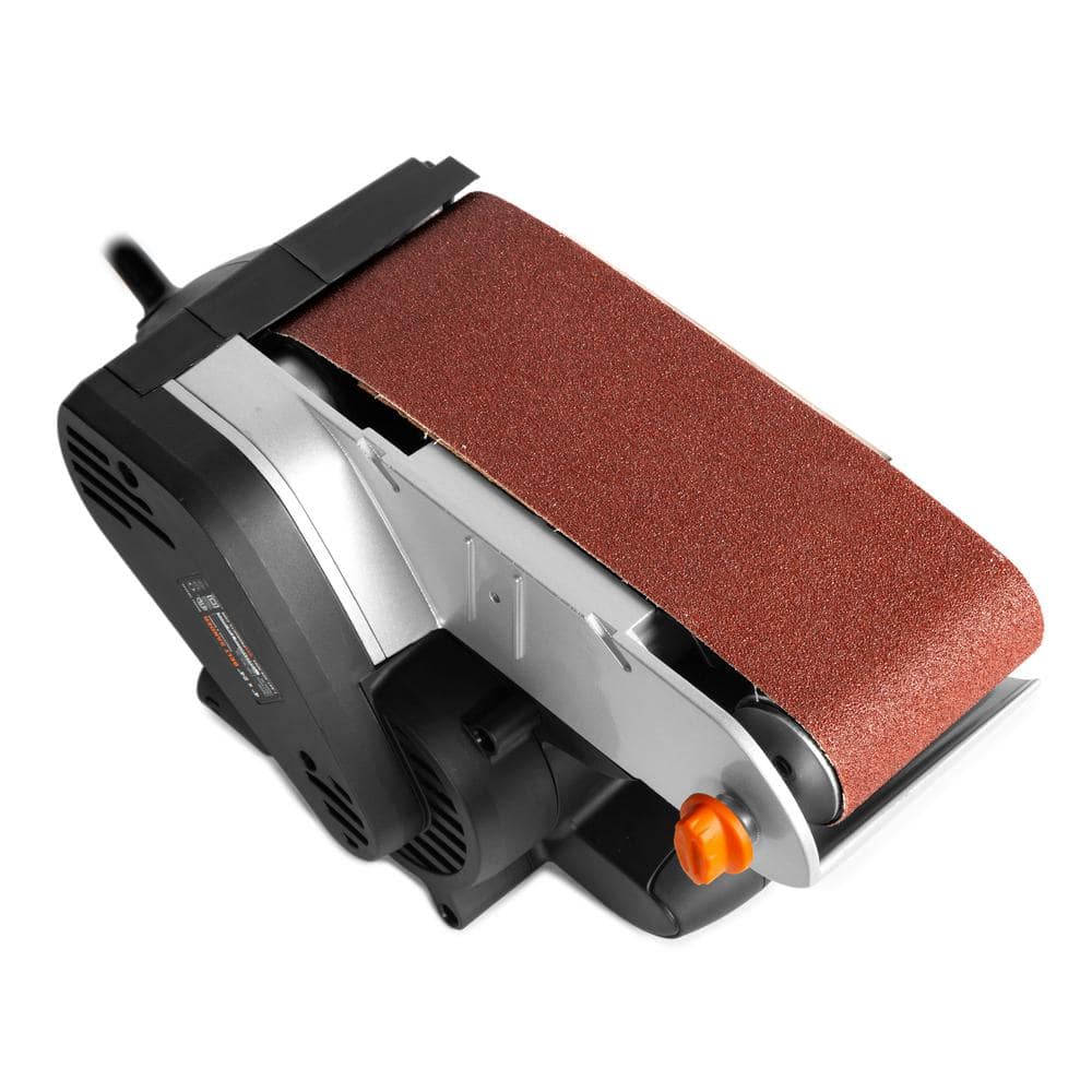 WEN 10 Amp Corded 4-by-24 in. Variable Speed Combination Handheld and Benchtop Belt Sander (3)