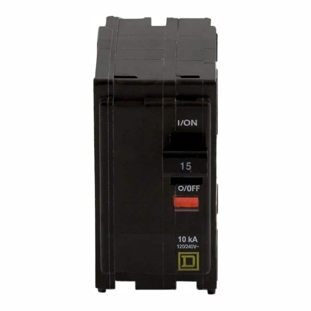 Square D QO 15 Amp 2-Pole Circuit Breaker 3-Pack (QO215CP3)