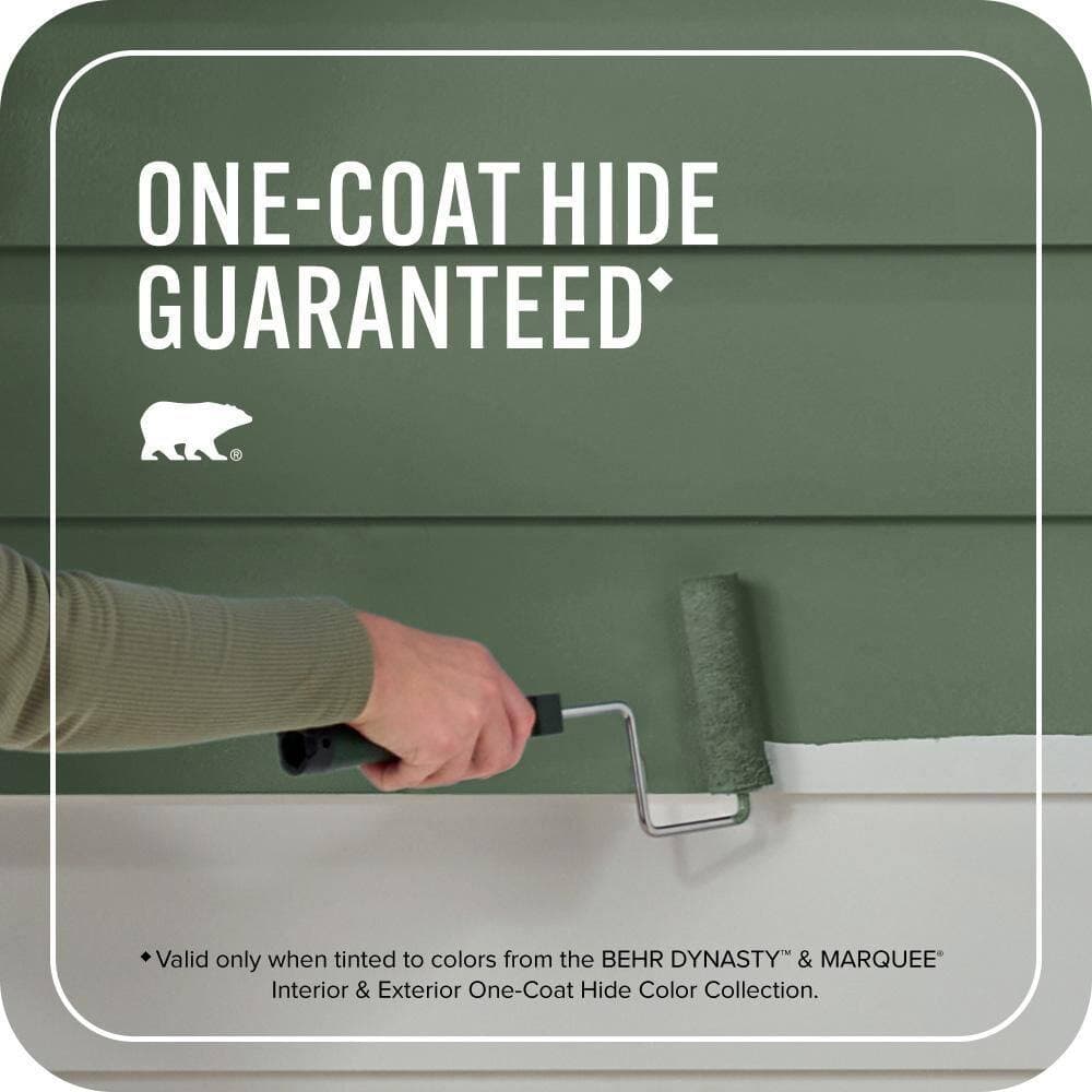 BEHR MARQUEE 5 gal. #S410-7 Equestrian Green Satin Enamel Exterior Paint & Primer (3)