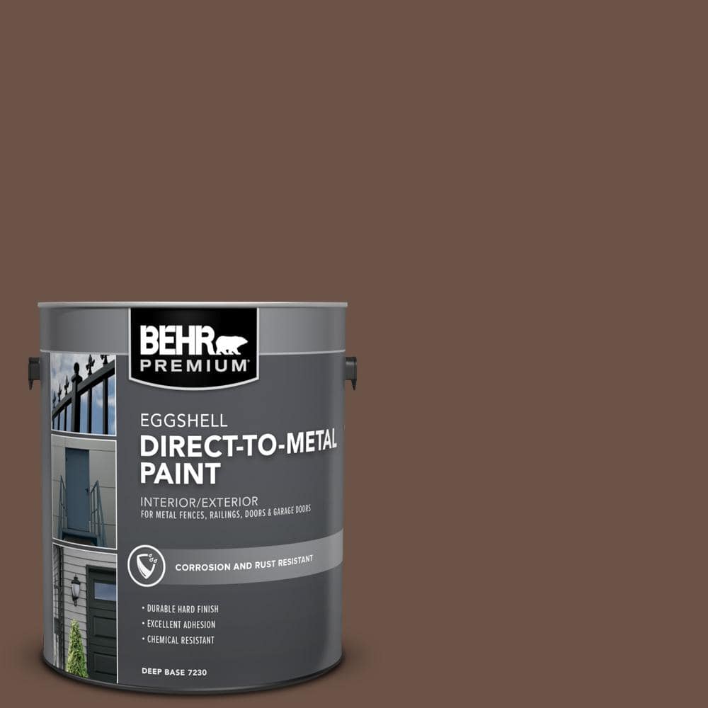 BEHR PREMIUM 1 gal. #N190-7 Moose Trail Eggshell Direct to Metal Interior/Exterior Paint (1)