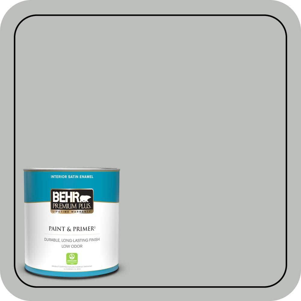 BEHR PREMIUM PLUS #HDC-NT-23G Alaskan Gray Enamel Low Odor & Primer (1)