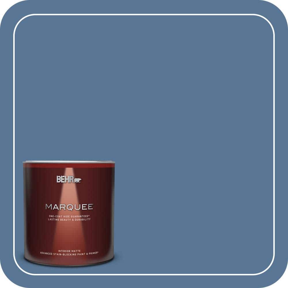 BEHR MARQUEE 1 qt. #MQ5-53 Privileged Elite One-Coat Hide Matte Interior Paint & Primer