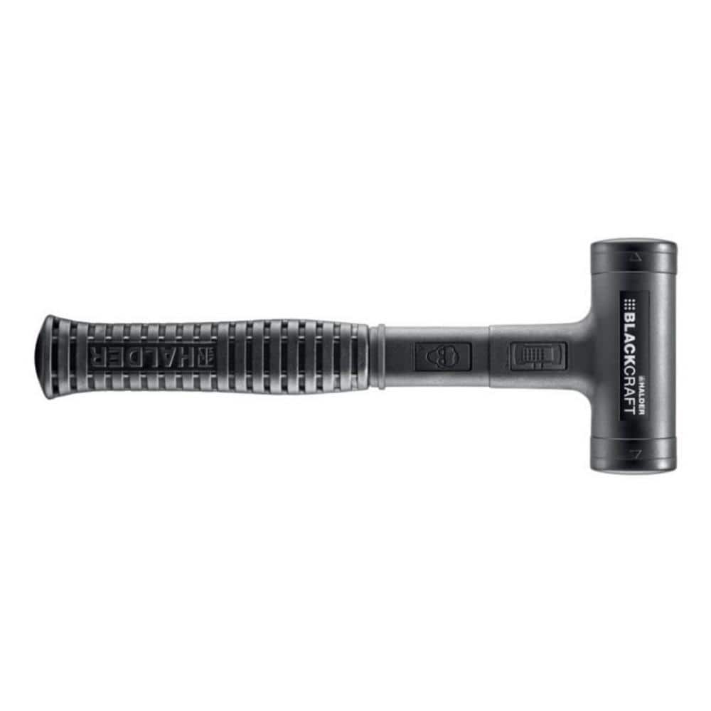 Halder Blackcraft 40 Dead Blow 1.41 lbs. Polyurethane Hammer with 11.8 in. Steel Handle (1)