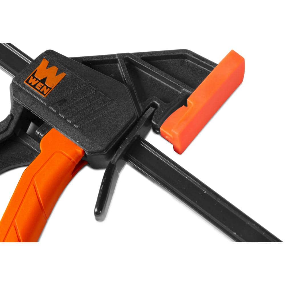 WEN 24 in. Heavy-Duty Steel Bar Clamps and Spreaders with 2.3 in. Throat Set (2-Piece) (3)