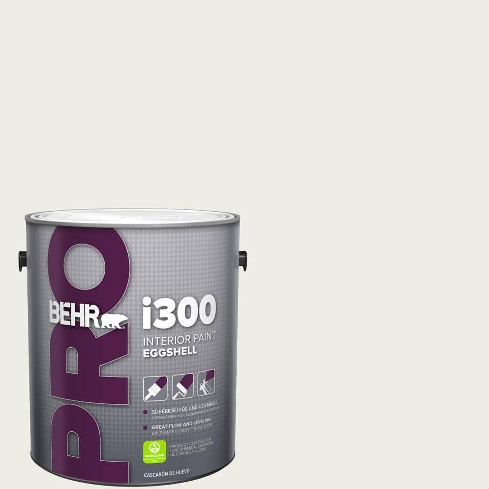 BEHR PRO 1 gal. Designer Collection #DC-013 Harmonious White Eggshell Interior Paint