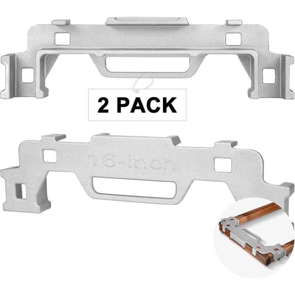Unbranded 16 in. Cast Aluminum Framing Tools Framing Stud Layout Tool for Walls Roofs Floors or Ladders 2-Pack