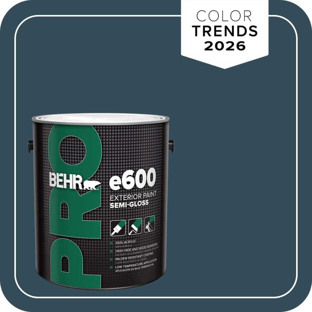 BEHR PRO 1 gal. #HDC-CL-28 Nocturne Blue Semi-Gloss Exterior Paint