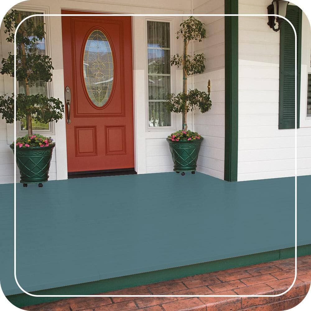 BEHR PREMIUM #S450-5 Low-Lustre Enamel Interior/Exterior Porch and Patio Floor Paint (2)