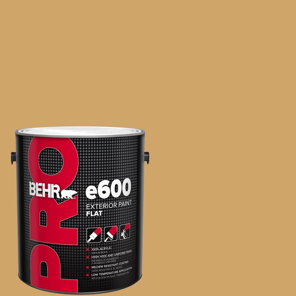 BEHR PRO 1 gal. #330D-5 Campground Flat Exterior Paint