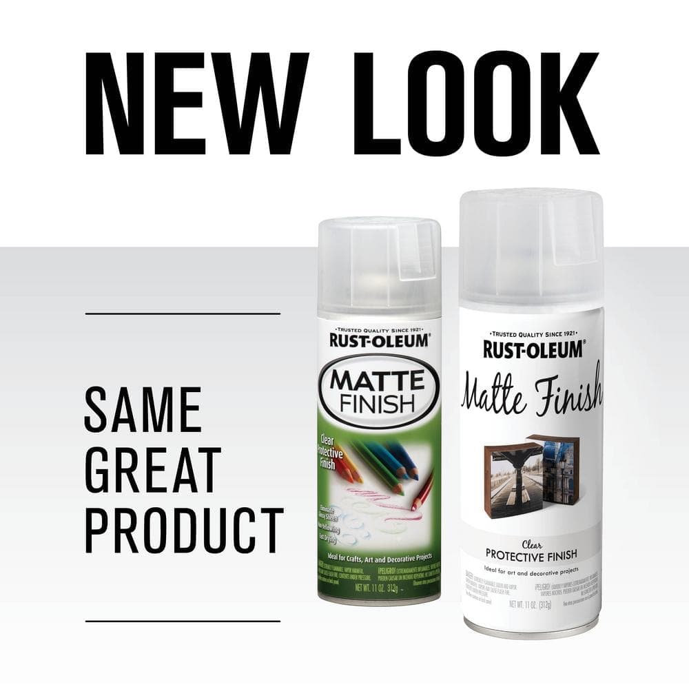 Rust-Oleum Specialty 11 oz. Clear Matte Finish Spray (6-Pack) (2)