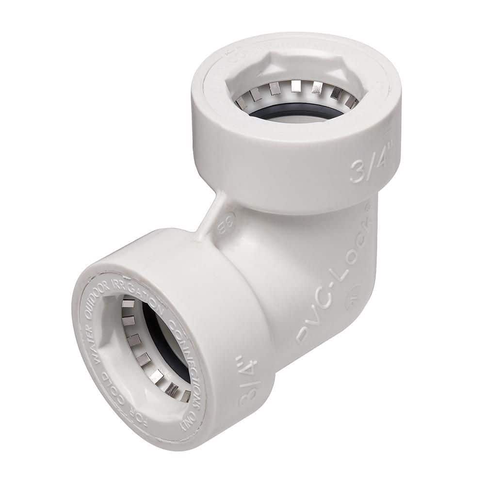 Orbit 3/4 in. PVC-Lock 90-Degree Elbow