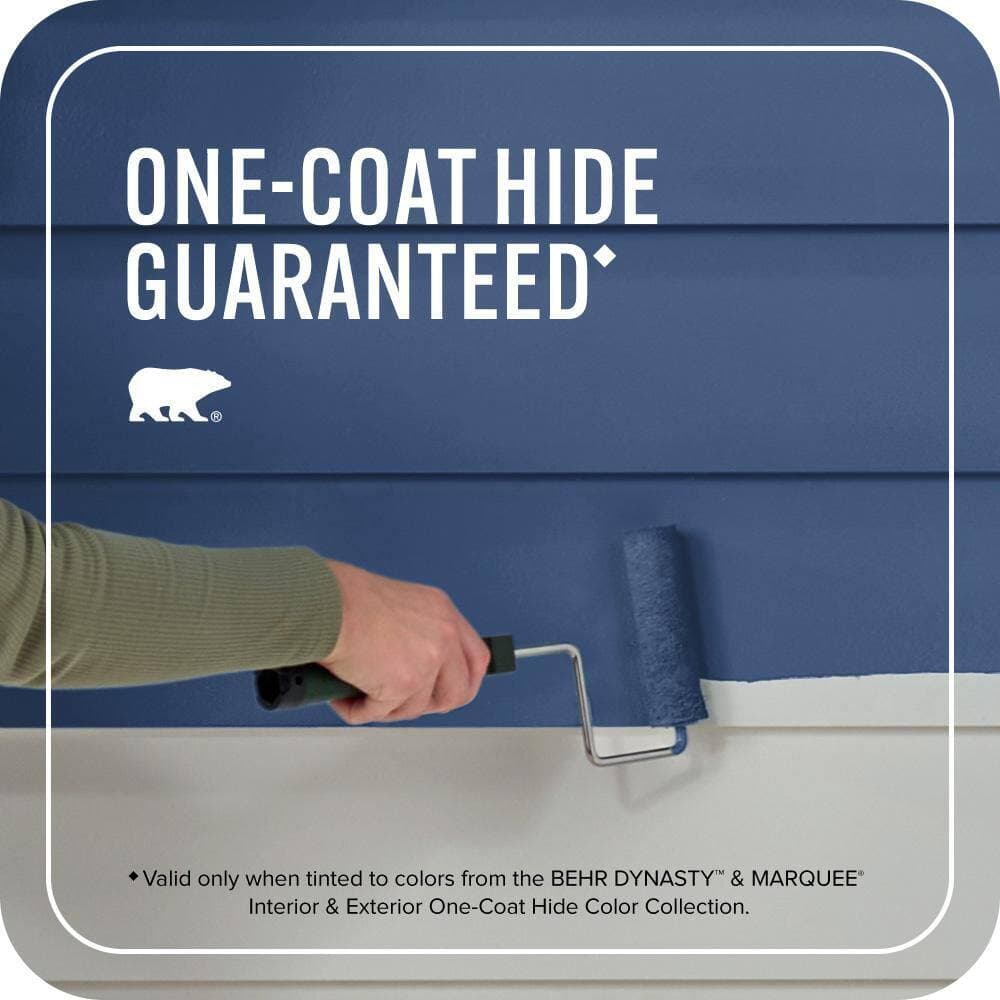 BEHR MARQUEE 5 gal. #S-H-580 Navy Blue Semi-Gloss Enamel Exterior Paint & Primer (3)