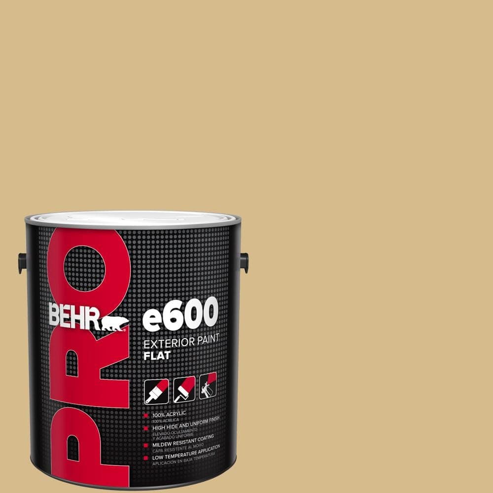BEHR PRO 1 gal. #350F-5 Camel Flat Paint