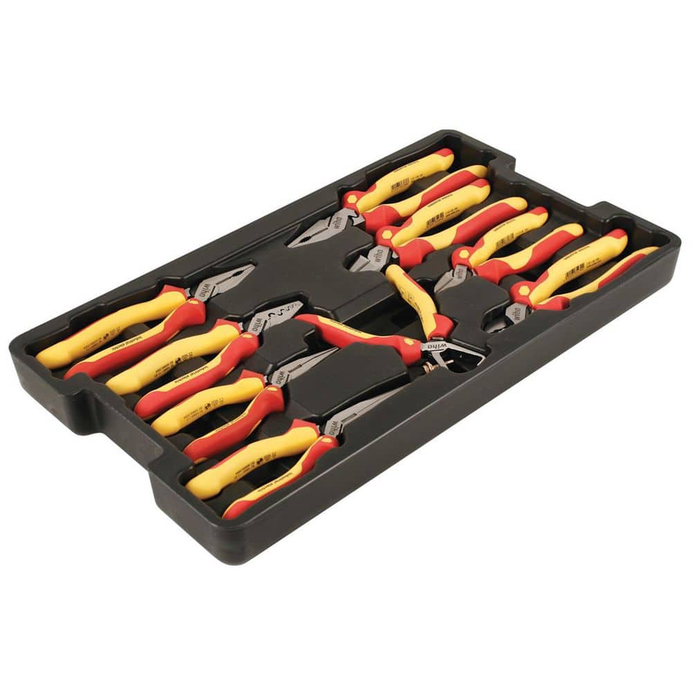 Wiha 1000-Volt Insulated Pliers and Cutters Tray Set (9-Piece) (1)