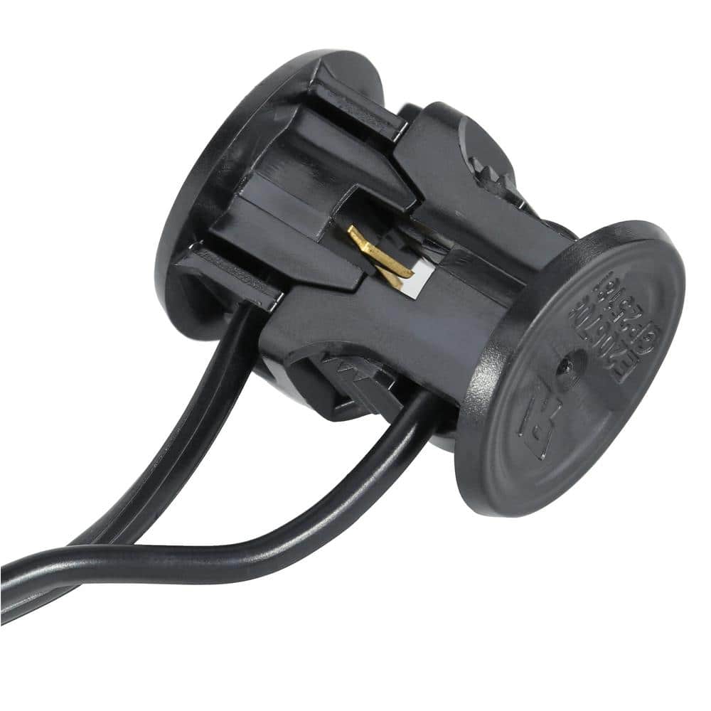 Hampton Bay Low Voltage Black Replacement Cable Connector (2-Pack) (4)