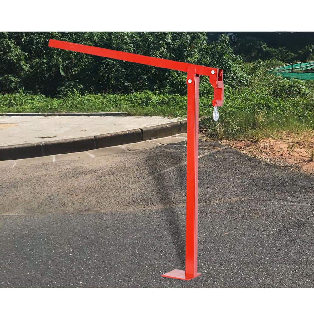 Amucolo 36 in. Red Steel T Post Puller Fence Post Puller for Round Fence Posts (2)