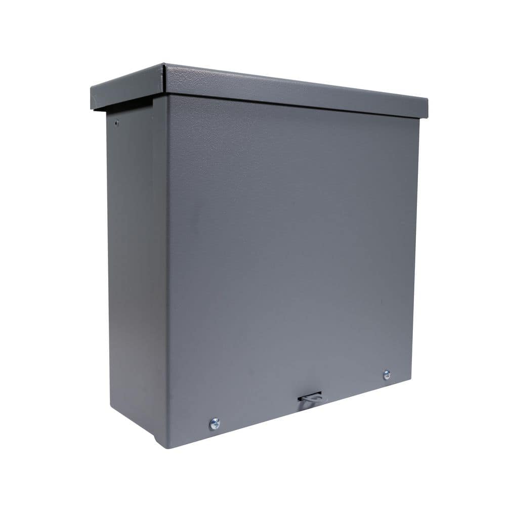 Southwire N3R 10 in. 4 in. D x W x 10 in. H Carbon Steel Gray Screw-Cover Wall Mount Box (1-Pack)