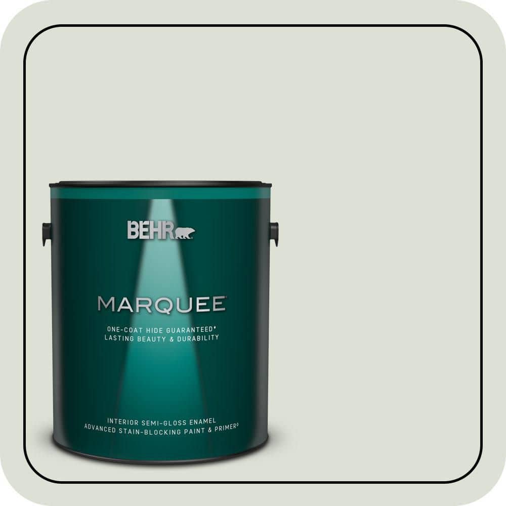 BEHR MARQUEE 1 gal. #N390-1 Light Mist Semi-Gloss Enamel Interior Paint & Primer