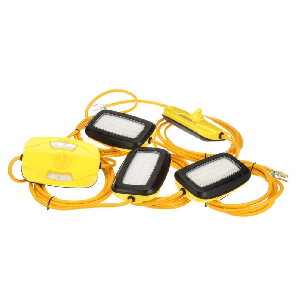 Southwire 100 ft. 14/3 SJTW LED String Light, Yellow (1)