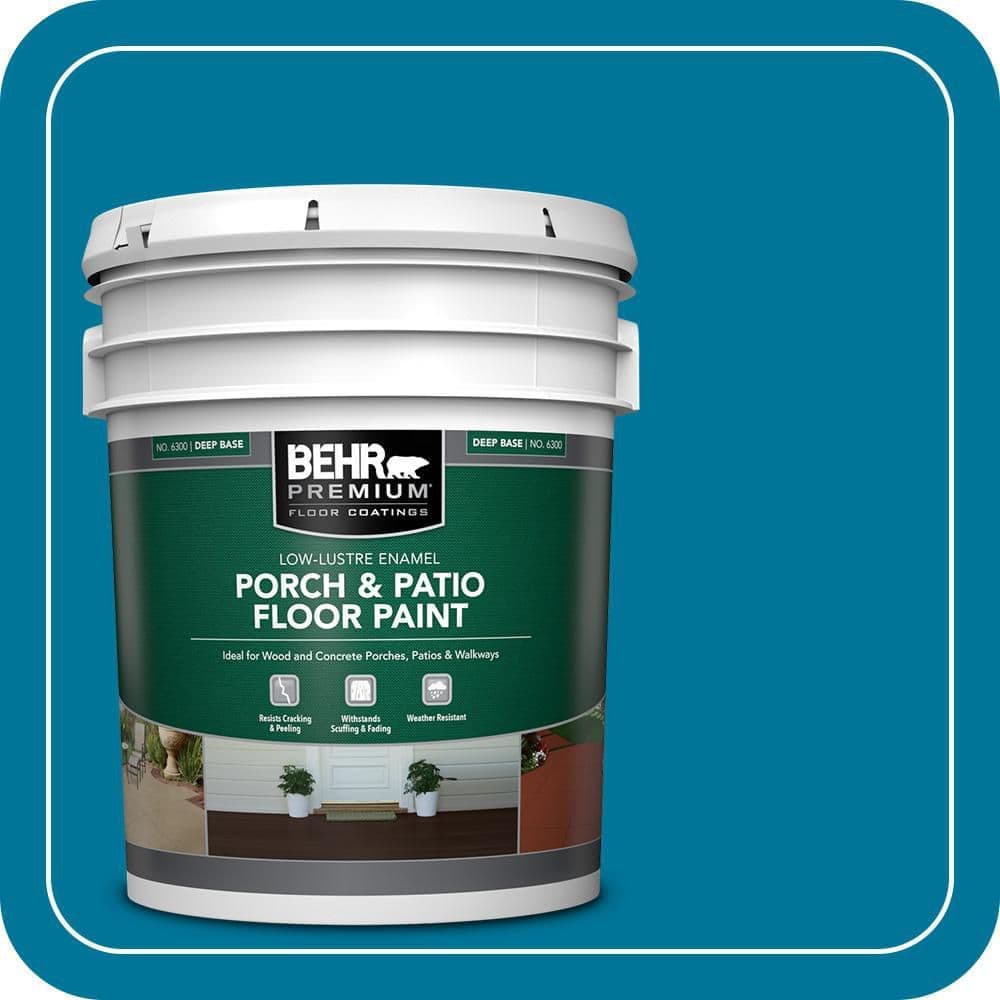 BEHR PREMIUM #P490-7 Textured Low-Lustre Enamel Interior/Exterior Porch and Patio Anti-Slip Floor Paint (1)