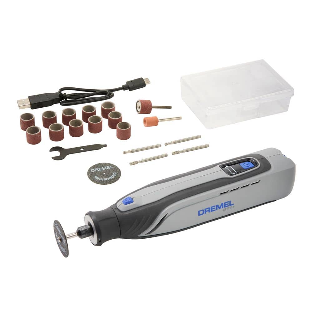 Dremel 8150 8V Cordless Rotary Tool Kit with Brushless Motor and LED Work Light - Includes 20-Accessories (1)