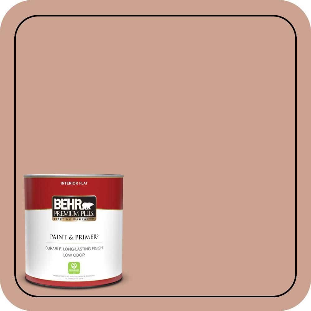 BEHR PREMIUM PLUS #220F-4 Sombrero Tan Enamel Low Odor & Primer
