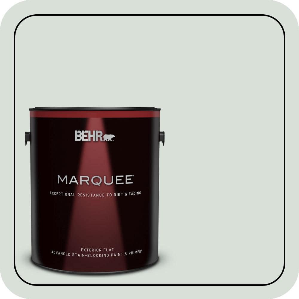 BEHR MARQUEE 1 gal. #N420-1 Juniper Breeze Flat Exterior Paint & Primer (1)