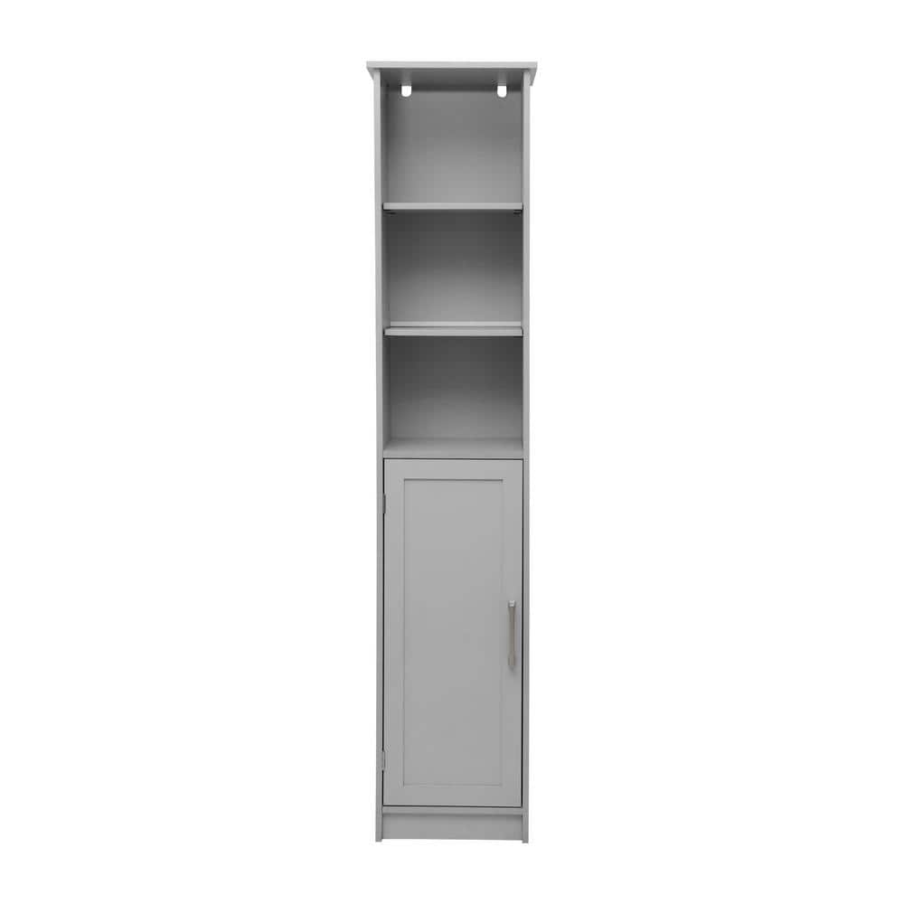 Carnegy Avenue Vega 15 in. W 9 in. D 70 in. H Engineered Wood Linen Freestanding Tower Linen Cabinet (2)