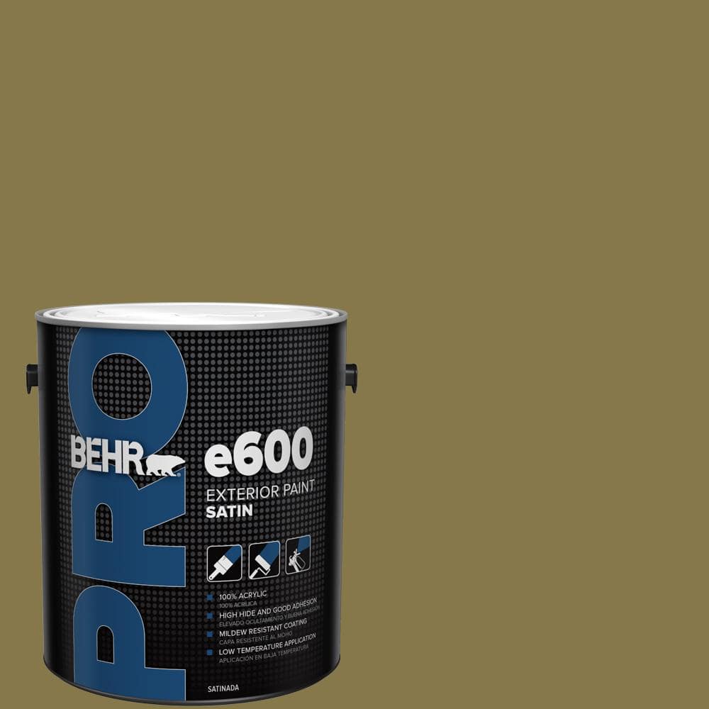 BEHR PRO 1 gal. #M330-7 Green Tea Leaf Satin Exterior Paint