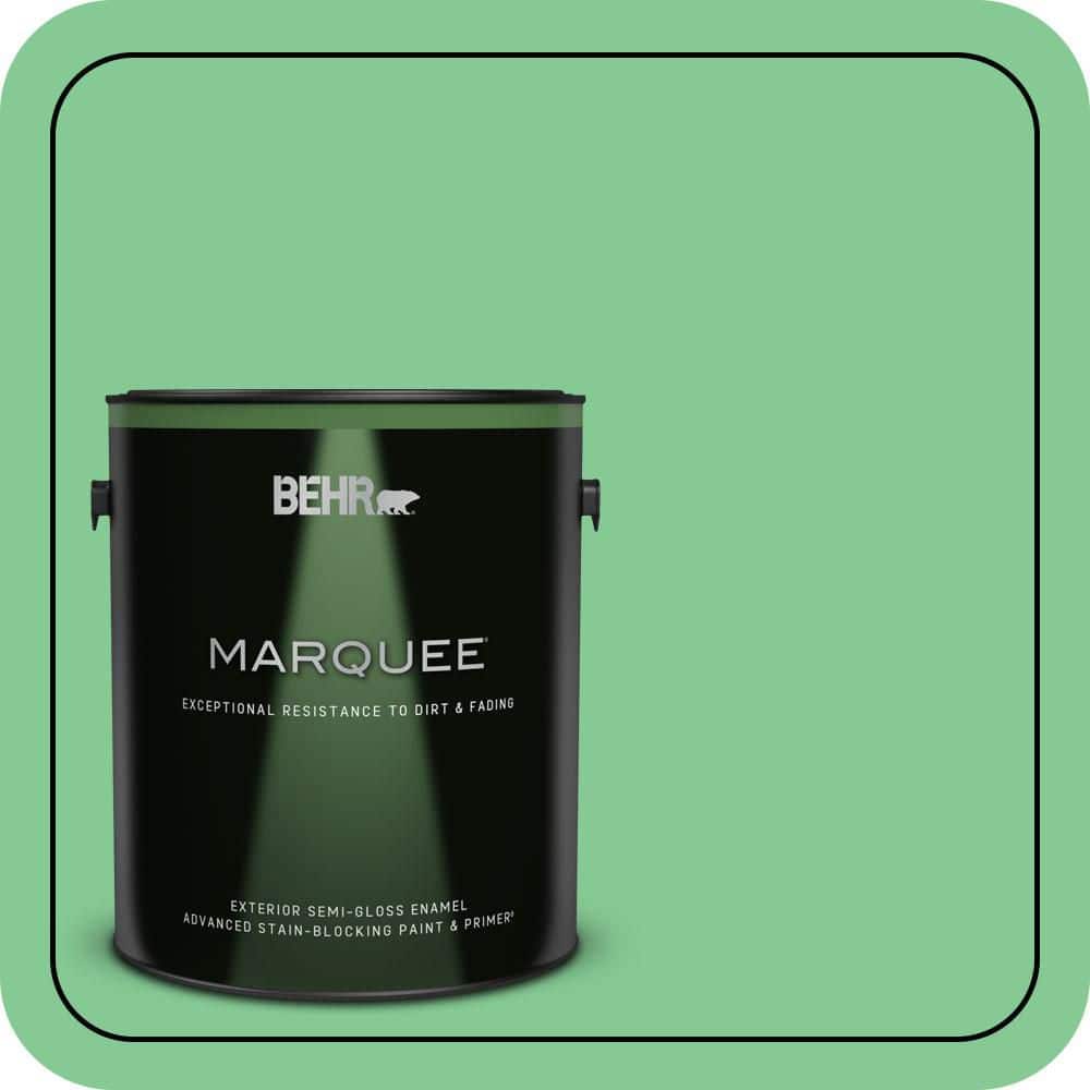 BEHR MARQUEE 1 gal. #P400-4 Good Luck Semi-Gloss Enamel Exterior Paint & Primer